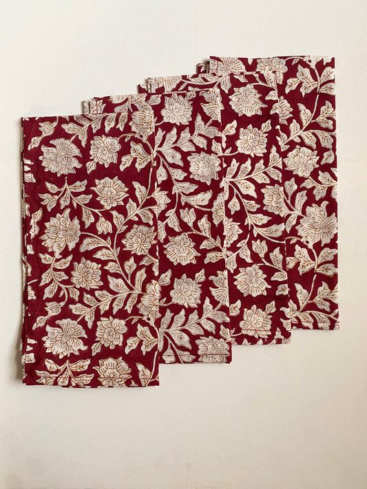 Table Napkins - Burgundy